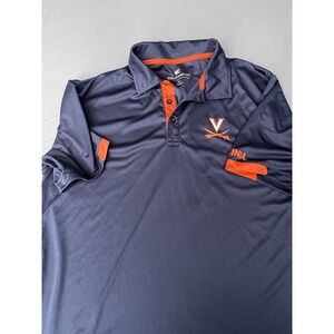 Colosseum Virginia University Polo Shirt Men's XL Blue